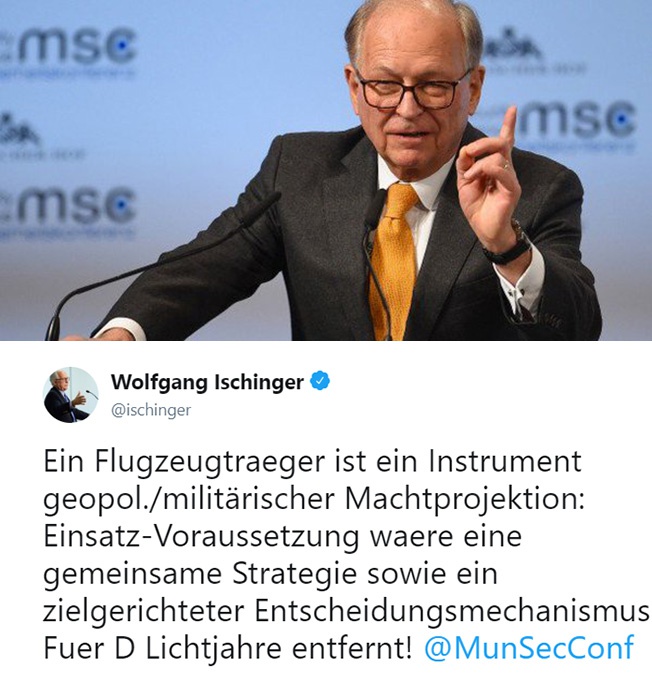Глава Мюнхенской конференции по безопасности Вольфганг Ишингер.