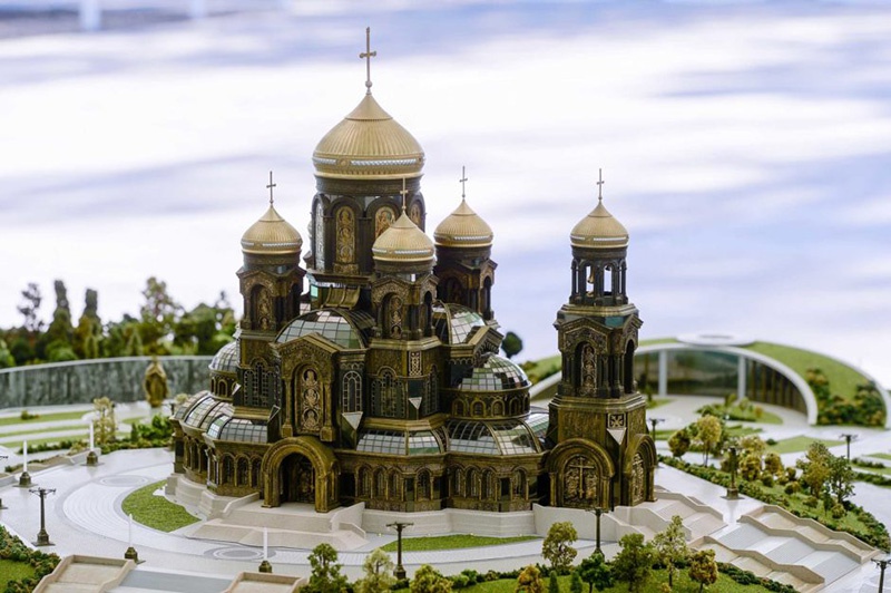 3D-модель храма вызвала интерес многих специалистов на выставке «Современная русская церковная архитектура» в Венеции.