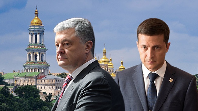 Короткий анекдот: вышли на Украине в президенты православные Порошенко и Зеленский