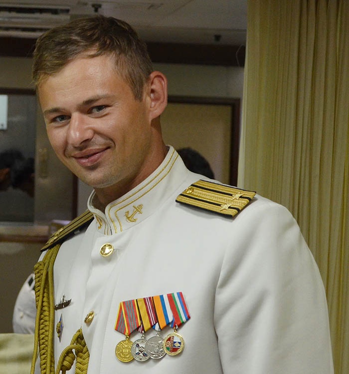 Командир «Бойкого» капитан 2 ранга Роман Довгайлов.
