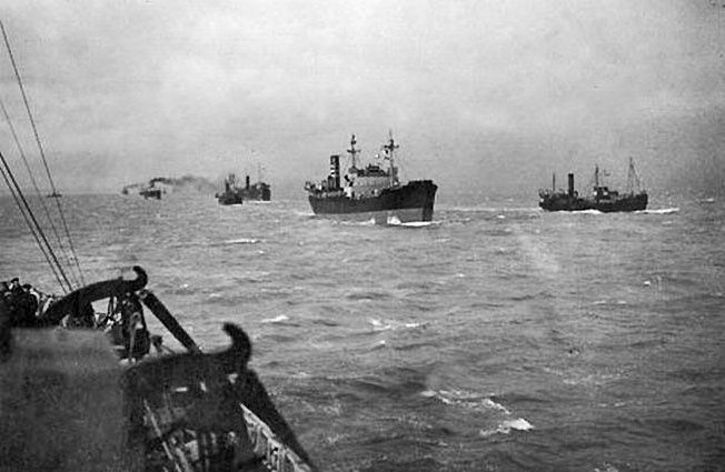 31 августа 1941 г. в Архангельск с Британских островов прибыл первый конвой с военными грузами.