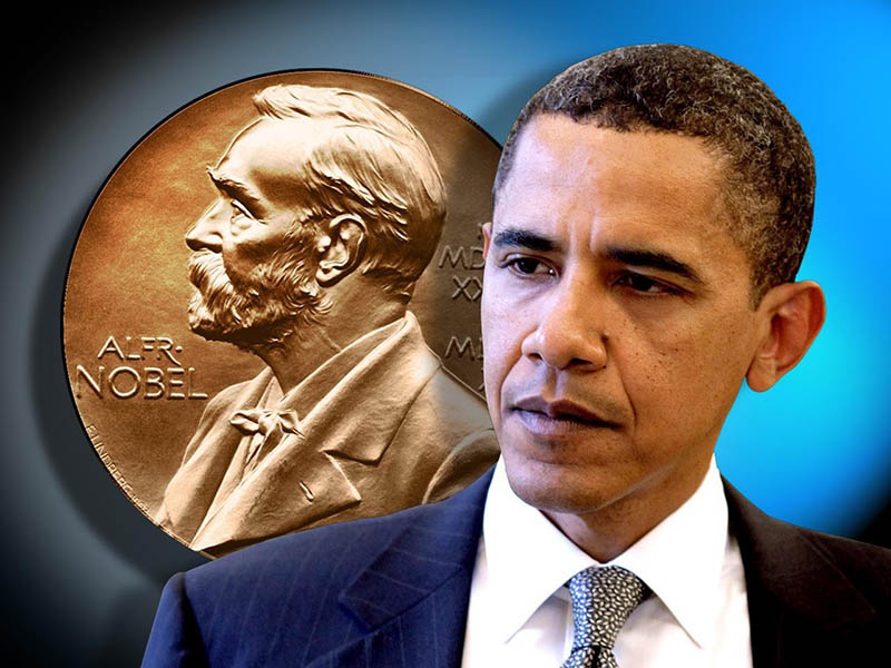 44-й президент США получил Нобелевскую премию мира.