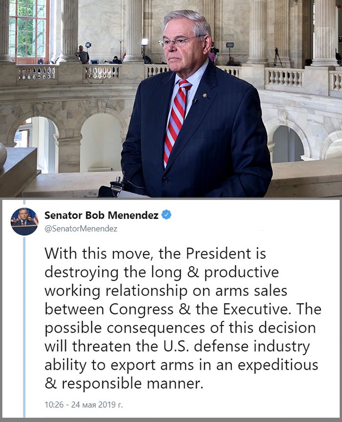 Сенатор Боб Менедес критикует президента только в Twitter.