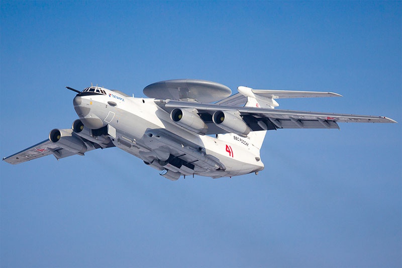 Российские самолёты дальнего радиолокационного обнаружения А-50 будут контролировать воздушную обстановку над Чёрным мoрем.