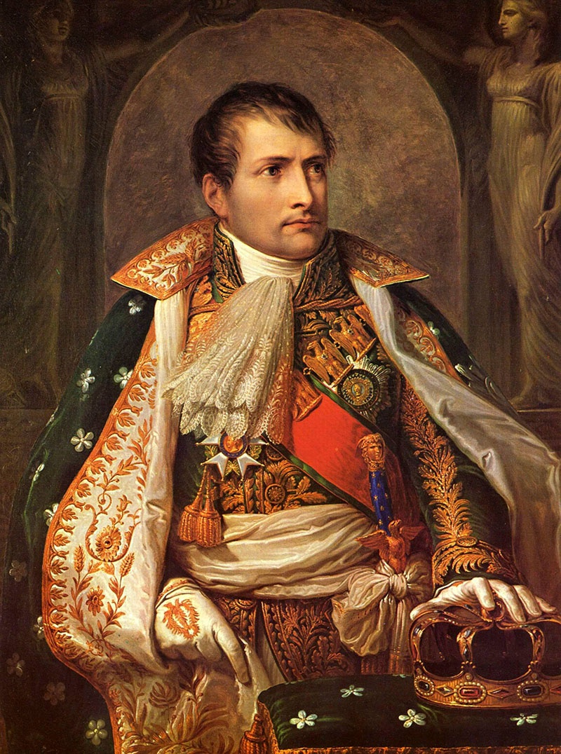 Портрет Наполеона, потравившего в трюмах тюремных кораблей негров двуокисью серы.