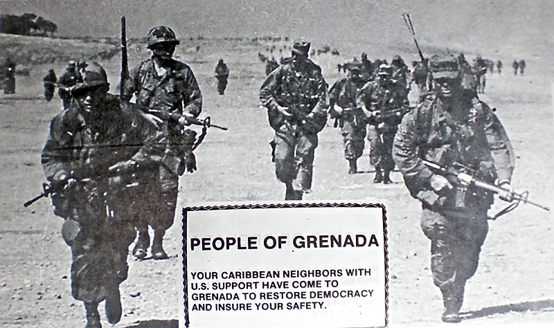 Листовка, распространяемая силами США во время вторжения в Гренаду