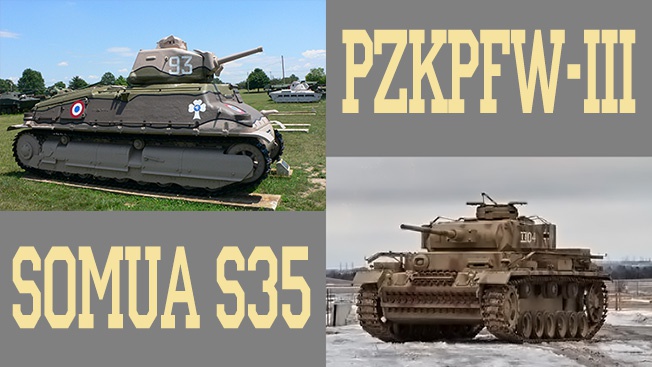 Somua S35 против PzKpfw-III: преимущества французов «съела» тактика немцев