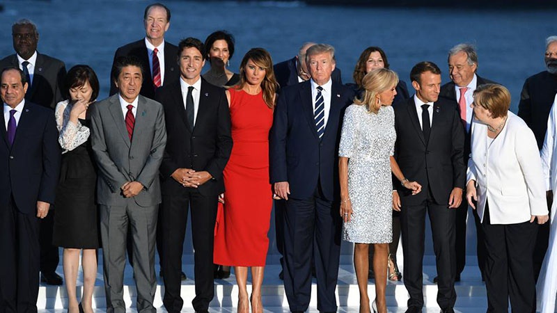 Лидеры G7 в Биаррице.