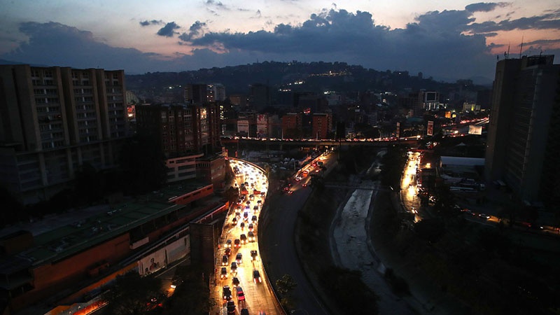 Каракас без света.