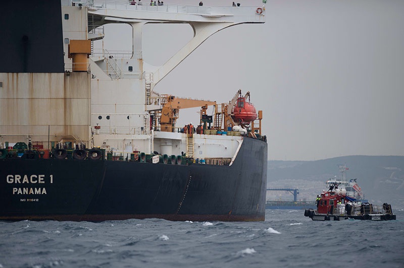 По просьбе США был задержан иранский танкер «Grace1», который заподозрили в перевозке нефти в Сирию.