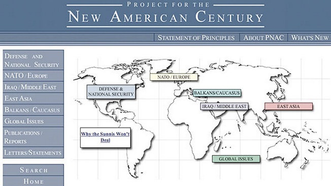 В 1997 году была создана влиятельная неоконсервативная организация «Проект за новый американский век» (Project for the New American Century (PNAC).