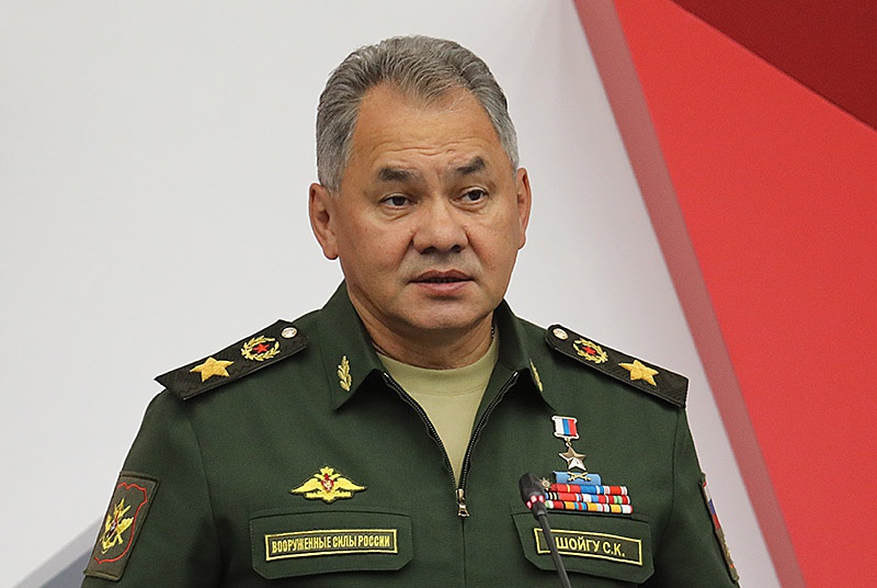 Министр обороны Российской Федерации генерал армии С.К. Шойгу.