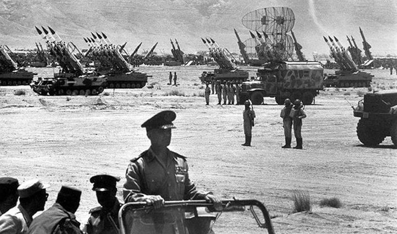 Советские комплексы ПВО во время конфликта между Ливией и Египтом.