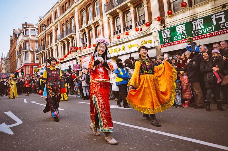 Китайский новый год в Лондоне.