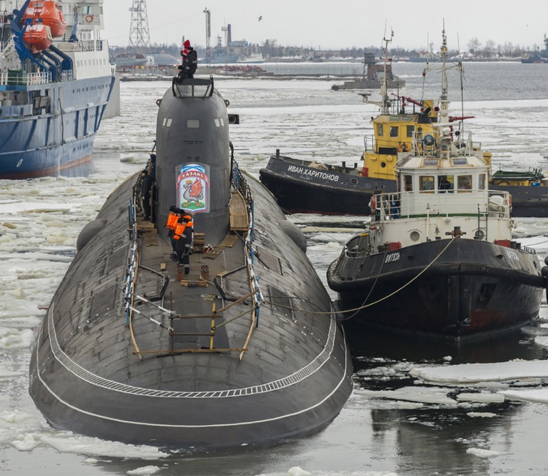 Атомный подводный крейсер К-561 «Казань».