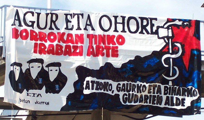 Баскская сепаратистская подпольная организация ЭТА много лет боролась за отделение Страны басков от Испании.