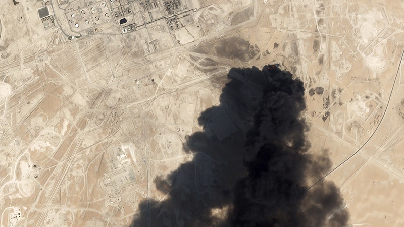 Атака на нефтяные заводы Saudi Aramco в Саудовской Аравии.