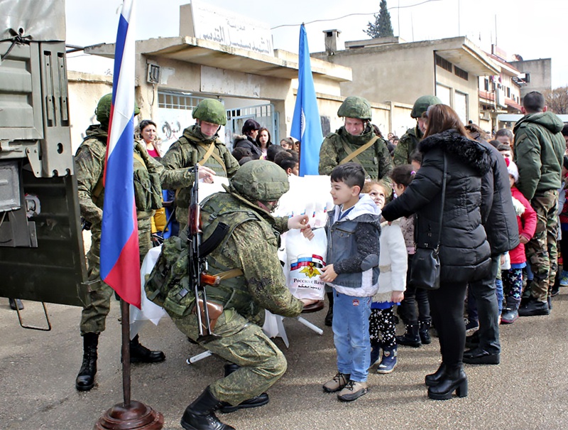 Российская гуманитарная помощь народу Сирии.