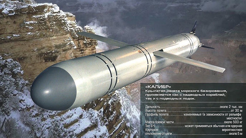 Противокорабельная ракета «Калибр».