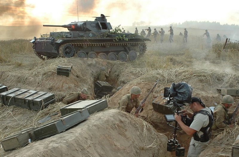 Танк PZ-4 на съёмках «Утомлённые солнцем-2: Цитадель».