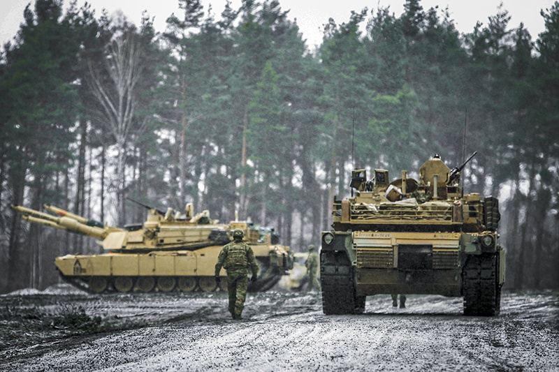 Американцы утверждают, что их танковый батальон в Литве не угрожает Белоруссии.