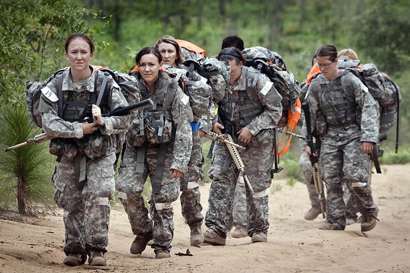 Женщины уже составляют около 15% американских военнослужащих.