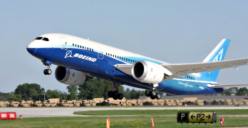 Новейший Boeing 787 Dreamliner.