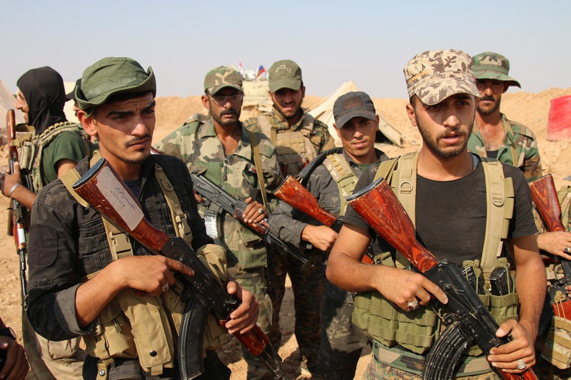 Бойцы курдского ополчения.