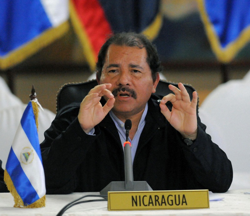 Глава Никарагуа Даниэль Ортега.