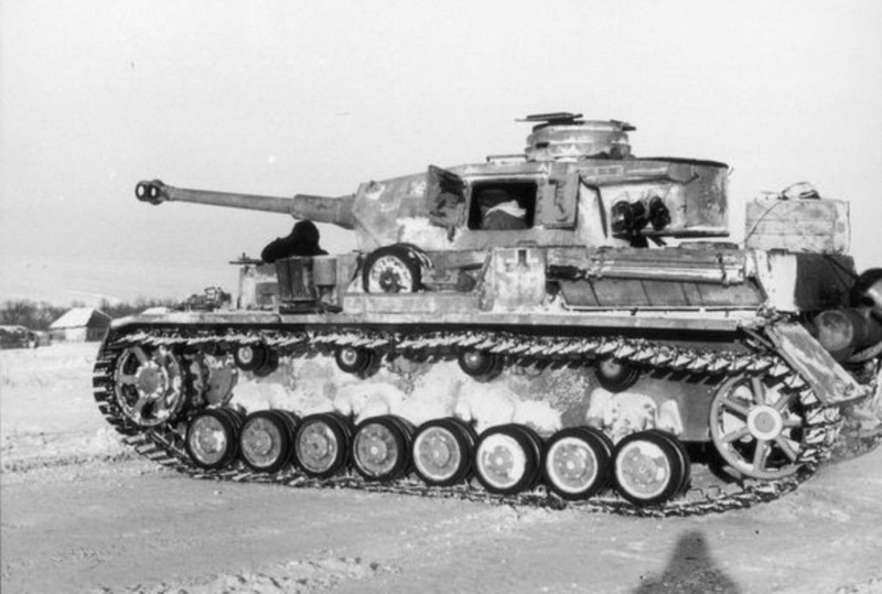 Немецкий средний танк PzKpfw IV.
