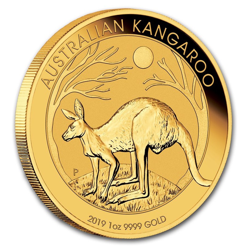 Золотая инвестиционная монета Австралии «Кенгуру».