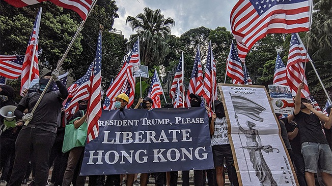 Гуманитарное вмешательство и «лица протестов в Гонконге»