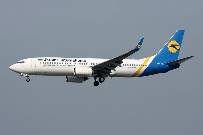 Boeing-737 компании «Международные линии Украины».