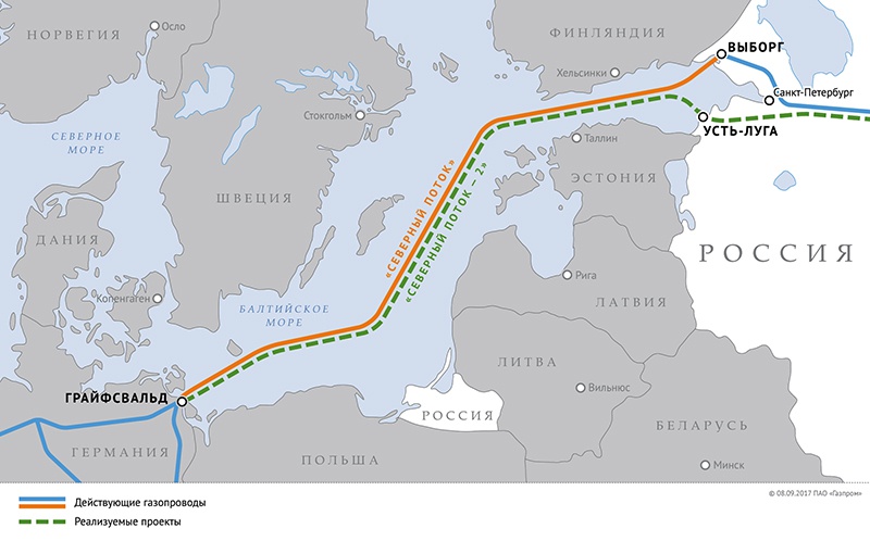 Именно «Северный поток-2» является сегодня камнем преткновения, объединяющим Россию и Германию в противостоянии США.