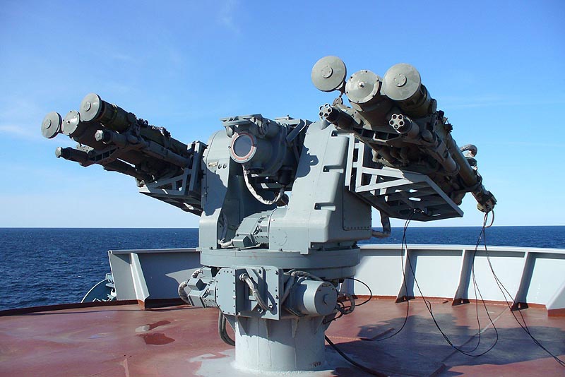 ЗРК 3М-47 «Гибка» на большом противолодочном корабле «Вице-адмирал Кулаков».