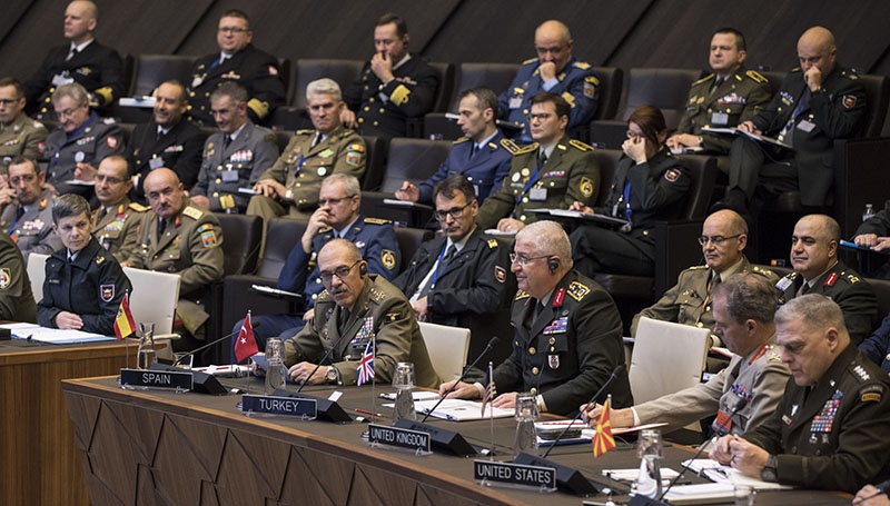 Заседание Военного комитета НАТО в Брюсселе 14-15 января.