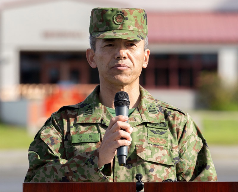«Наша цель - стать всемирно известным десантным подразделением», - отметил заместитель командира амфибийной бригады быстрого реагирования полковник Юдзи Хирата.