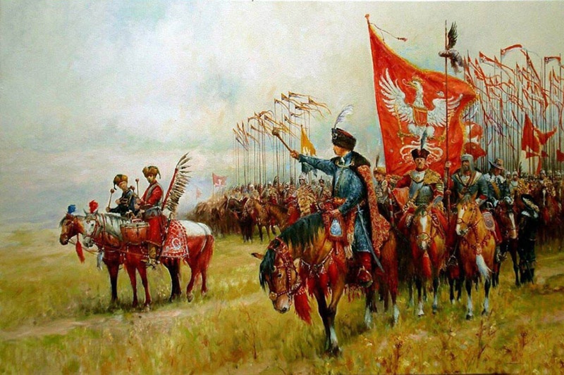 Польские магнаты содержали частные армии по 12-15 тысяч человек.