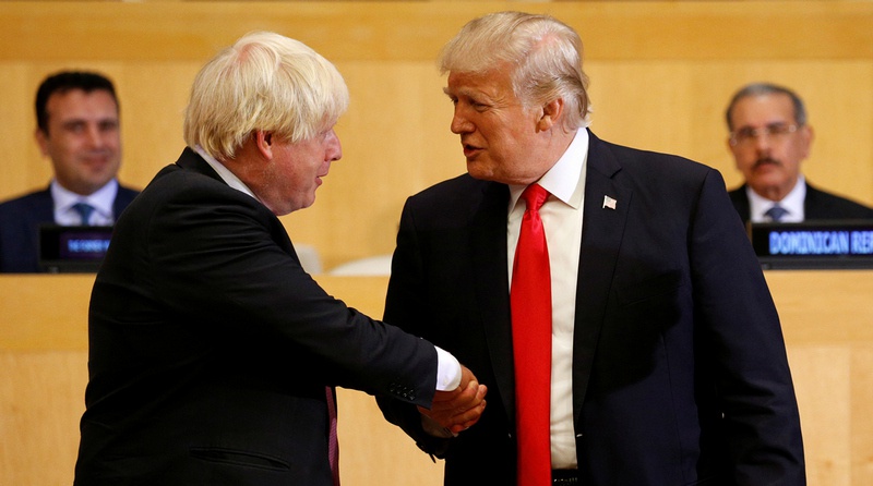 В августе 2019 года, Трамп говорил, что США и Великобритания стремительно движутся в сторону заключения сделки о свободной торговле после Brexit.