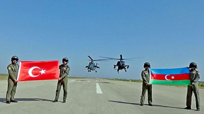 Совместные турецко-азербайджанские военные учения - «TurAz Qartalı-2019».
