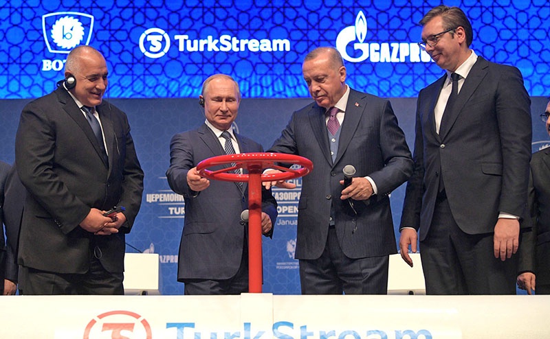 Только недавно Владимир Путин и Реджеп Тайип Эрдоган приняли участие в церемонии ввода в эксплуатацию газопровода «Турецкий поток».