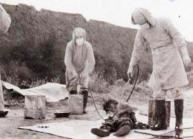 Опыты японцев с биологическим оружием во время Второй мировой войны.