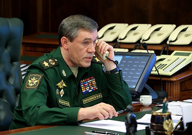 Начальник Генерального штаба Вооружённых сил - первый заместитель министра обороны РФ генерал армии Валерий Герасимов.