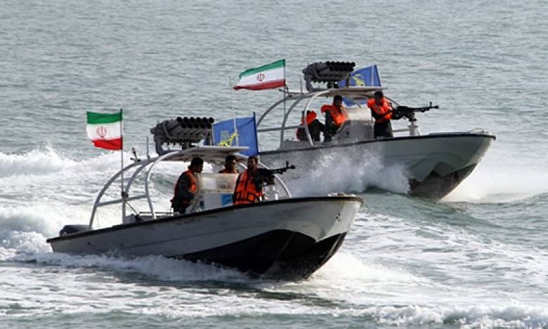Иранские патрульные корабли Корпуса стражей исламской революции.