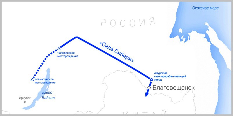 Громадные инвестиции в газопровод «Сила Сибири» в Китай «Газпром» вынужден целиком взять на себя.