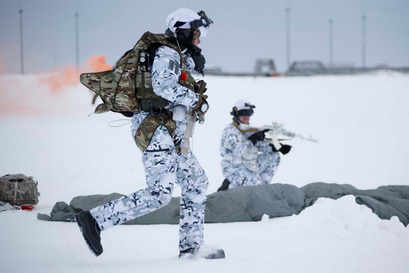 Тактико-специального учения по нейтрализации диверсионно-разведывательной группы противника в Арктике.