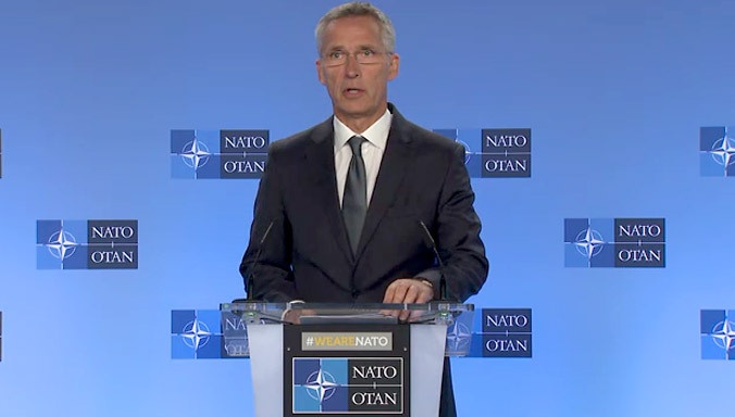 Генсек НАТО Йенс Столтенберг называет размещение американского атомного боезапаса в Европе лучшей «гарантией безопасности».