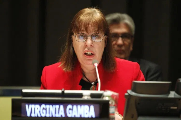 Специальный представитель ООН по детям и вооружённым конфликтам Вирджиния Гамба.