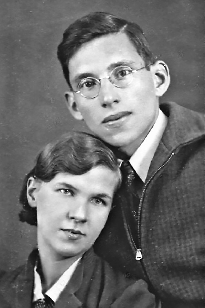 Жорж Коваль с женой.