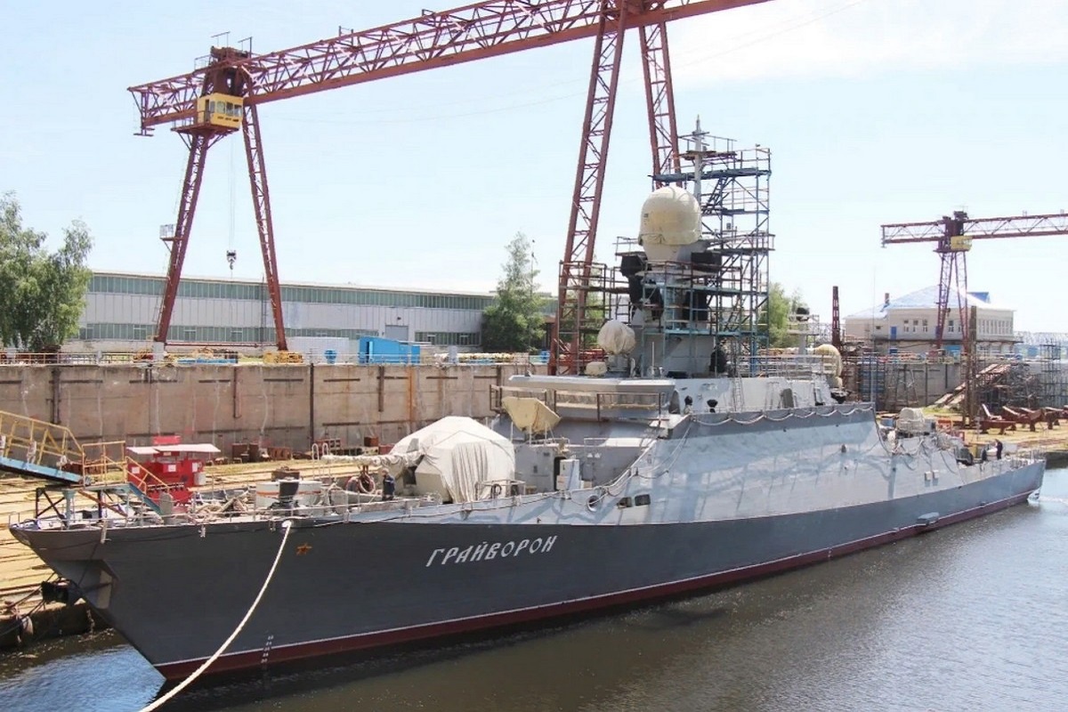 Малый ракетный корабль «Грайворон» проекта «Буян-М» после серии испытаний также войдёт в состав Черноморского флота.